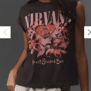 New LetLuv Nirvana Band Short-Sleeve Tee size XS